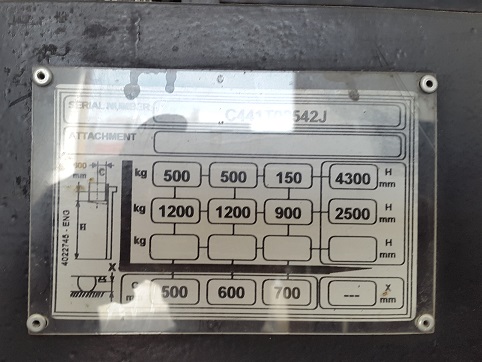 AKÜLÜ İSTİF HYSTER 1.6 TON