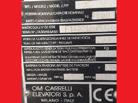 Elektrikli Forklift 3 Ton