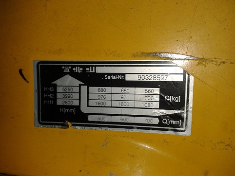 JUNGHEİNRİCH AKÜLÜ İSTİF MAKİNASI